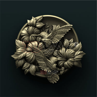 HUMMINGBIRDS 3D STL 3DWave